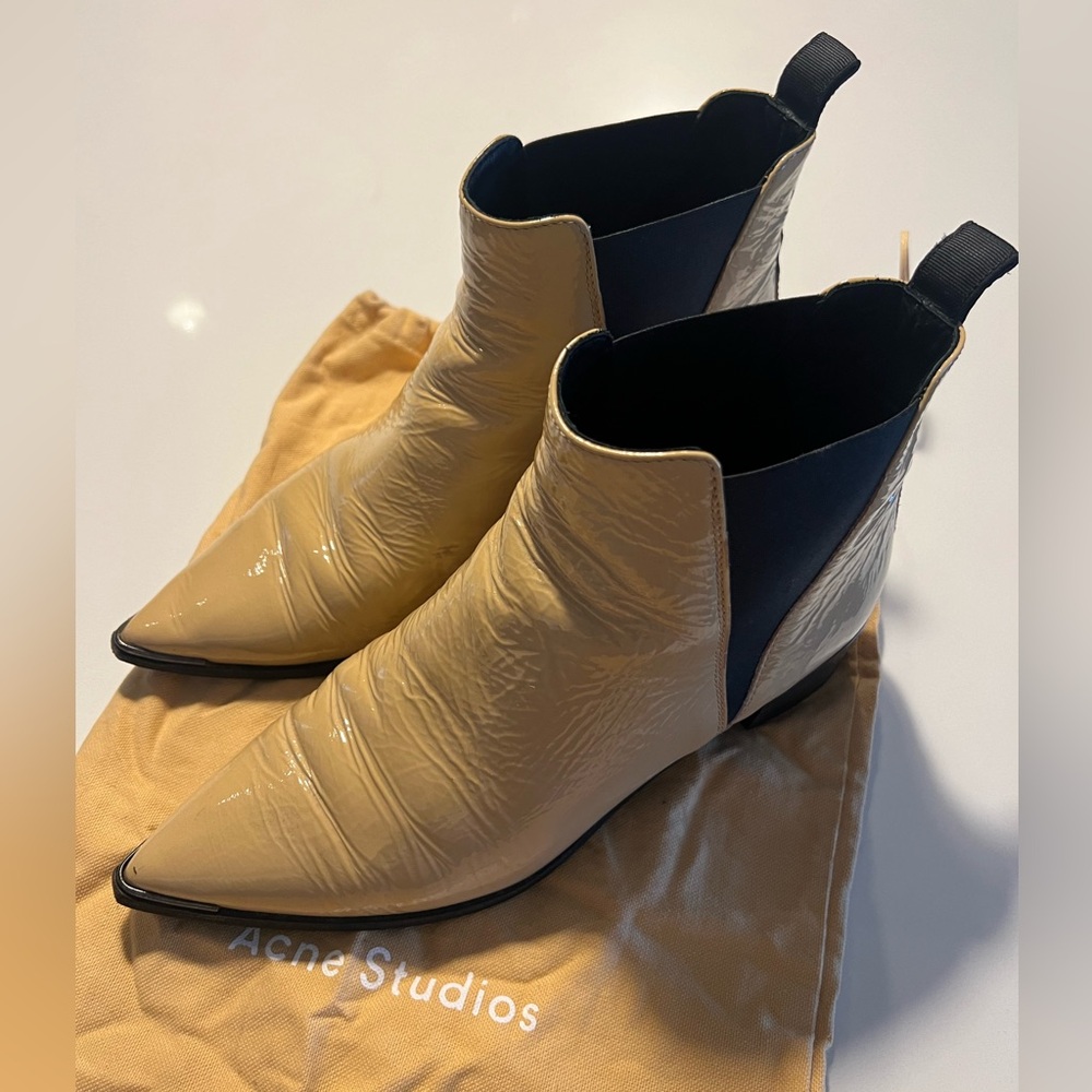 Acne Studios Patent Boots